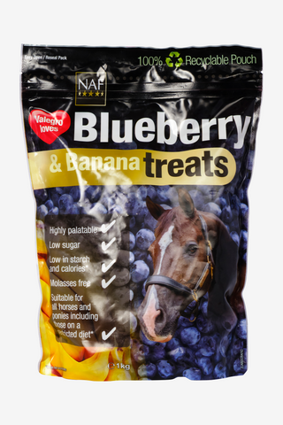 Hästgodis Blueberry & Banana 1kg