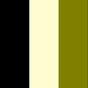 Svart/Creme/Olive